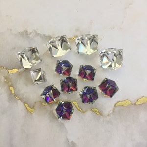 Swarovski crystal cube 6mm & 8mm, Art#4841