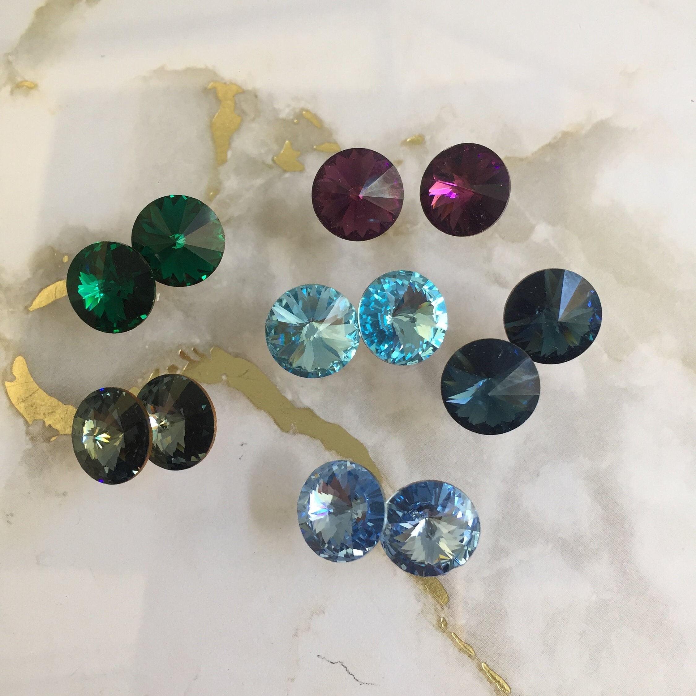 Vintage Swarovski SS47 Rivoli (approx.10.9mm) Crystal Stone