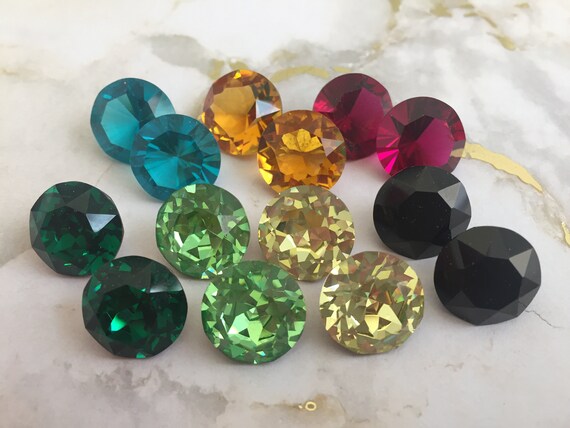 Rare Vintage Swarovski Ss6014.2-14.5mm Crystal, Un-foiled