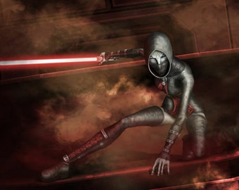 スターウォーズ オーラシング オリジナルサイン入りアートプリント