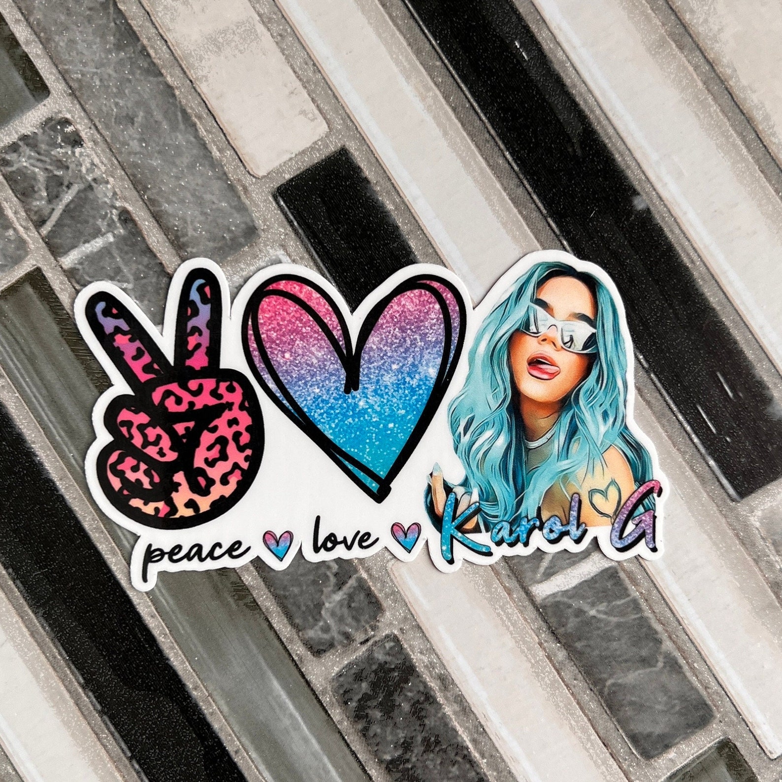 Karol G Sticker Karol G Stickers Bichota Sticker Bichota Etsy New Zealand