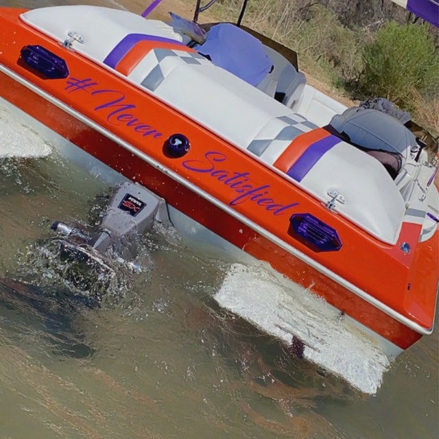Custom Boat Name Vinyl Decal | Personalized Boat Stickers - Etsy