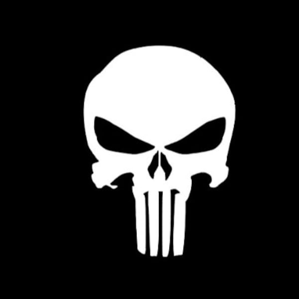 Punisher Any Size or Color Custom Cut Vinyl Decal Sticker - Free Shipping