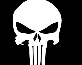 Punisher Any Size or Color Custom Cut Vinyl Decal Sticker - Free Shipping