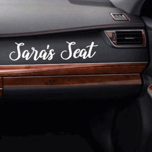 Calcomanía personalizada con nombre para coche, pegatina de vinilo personalizada