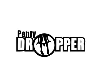 panty dropper decal vinyl funny car truck sticker jdm euro drift lowered stance