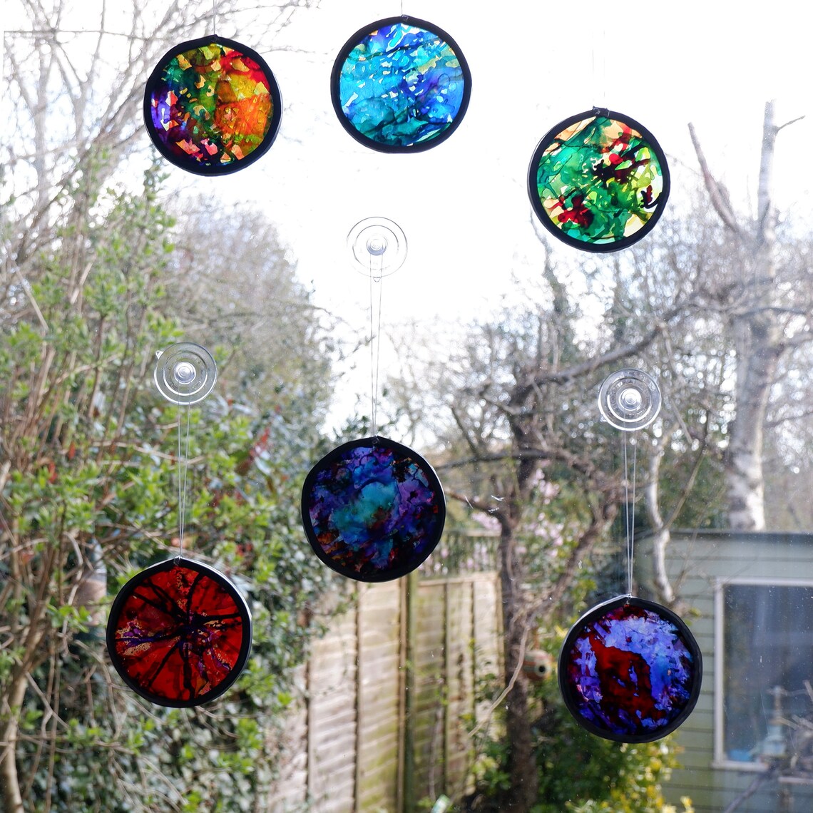 Stained Glass Light Catcher Sun Catcher Etsy