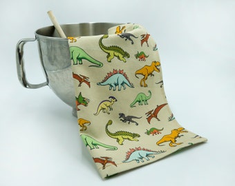 Tea Towel in original Dinosaur design