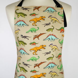 Adult Apron in original Sew Like Sarah Dinosaur design image 3