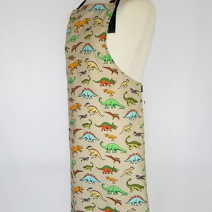 Adult Apron in original Sew Like Sarah Dinosaur design image 4