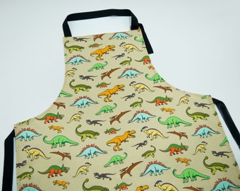 Adult Apron in original Sew Like Sarah Dinosaur design