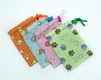 Dog Treat Bag in original Sew Like Sarah Dog&Bone design