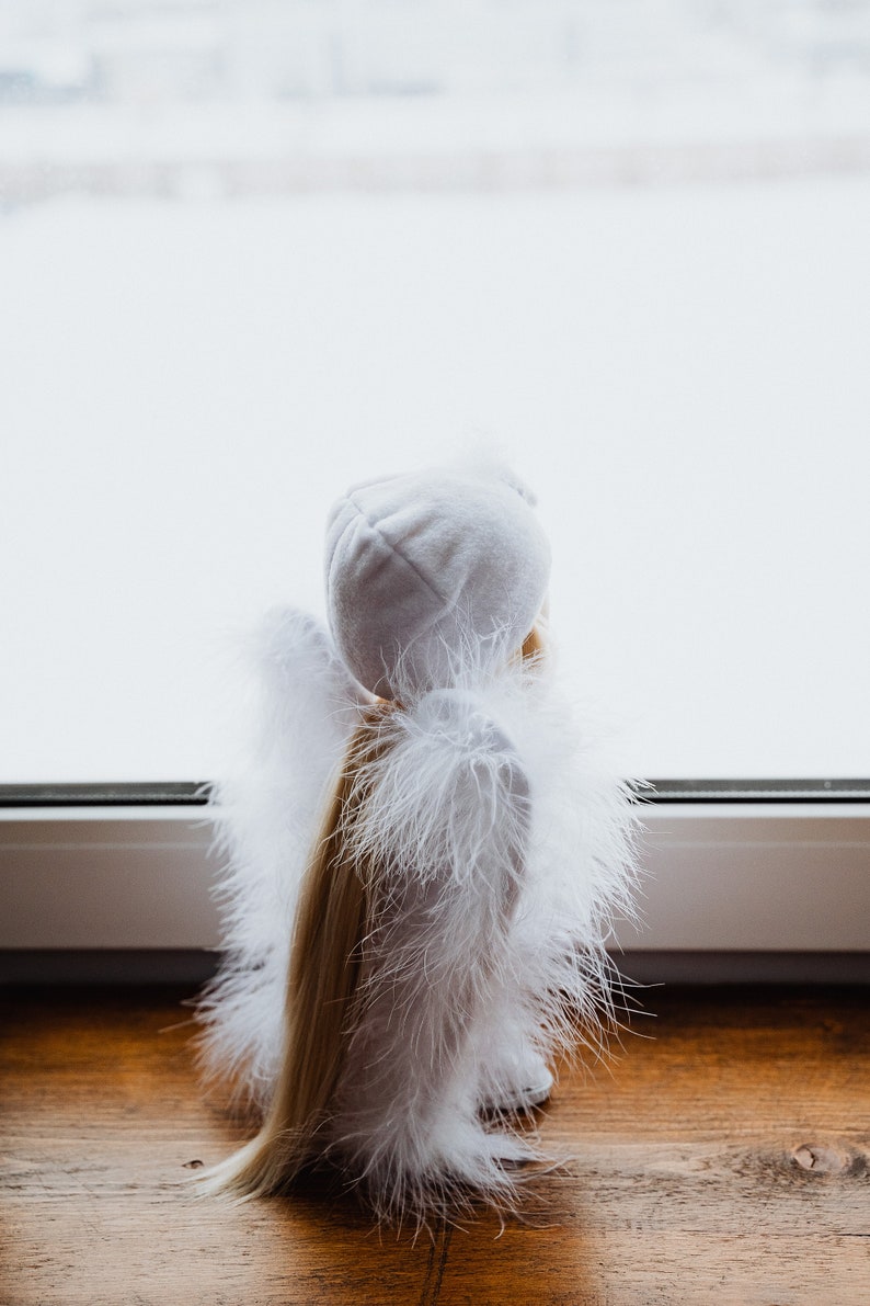 how to sew a doll with angel wings on your own.Sewing TEMPLATE PDF Video tutorial Angel Rag doll! Master class