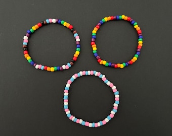 Pride Bracelets | Pride Flag Bracelet | Trans Bracelets | LGBTQ Bracelets | Pride Ally Bracelets | Trans Lives Matter | Protect Trans Rights
