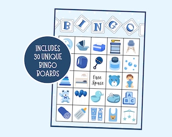 Baby Bingo | BabyBingo | Babyparty-Bingo | Sofortdownload | Babyparty Spiel | Druckbares Baby Shower Bingo