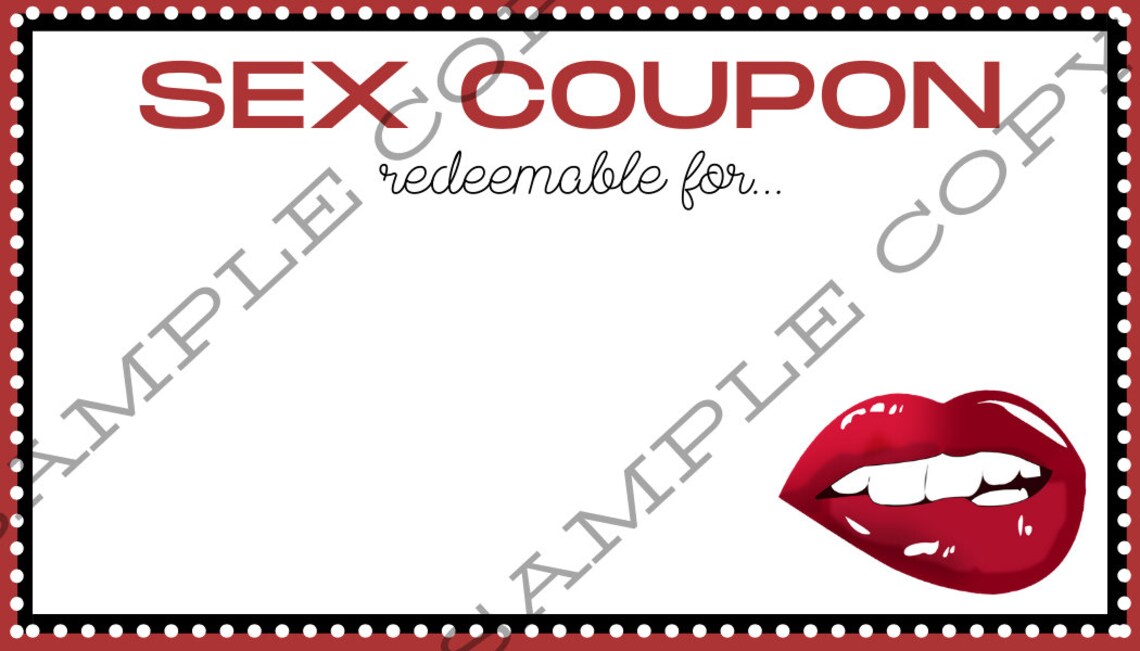 Sex Coupons Naughty Coupons Romance Coupons Digital - Etsy