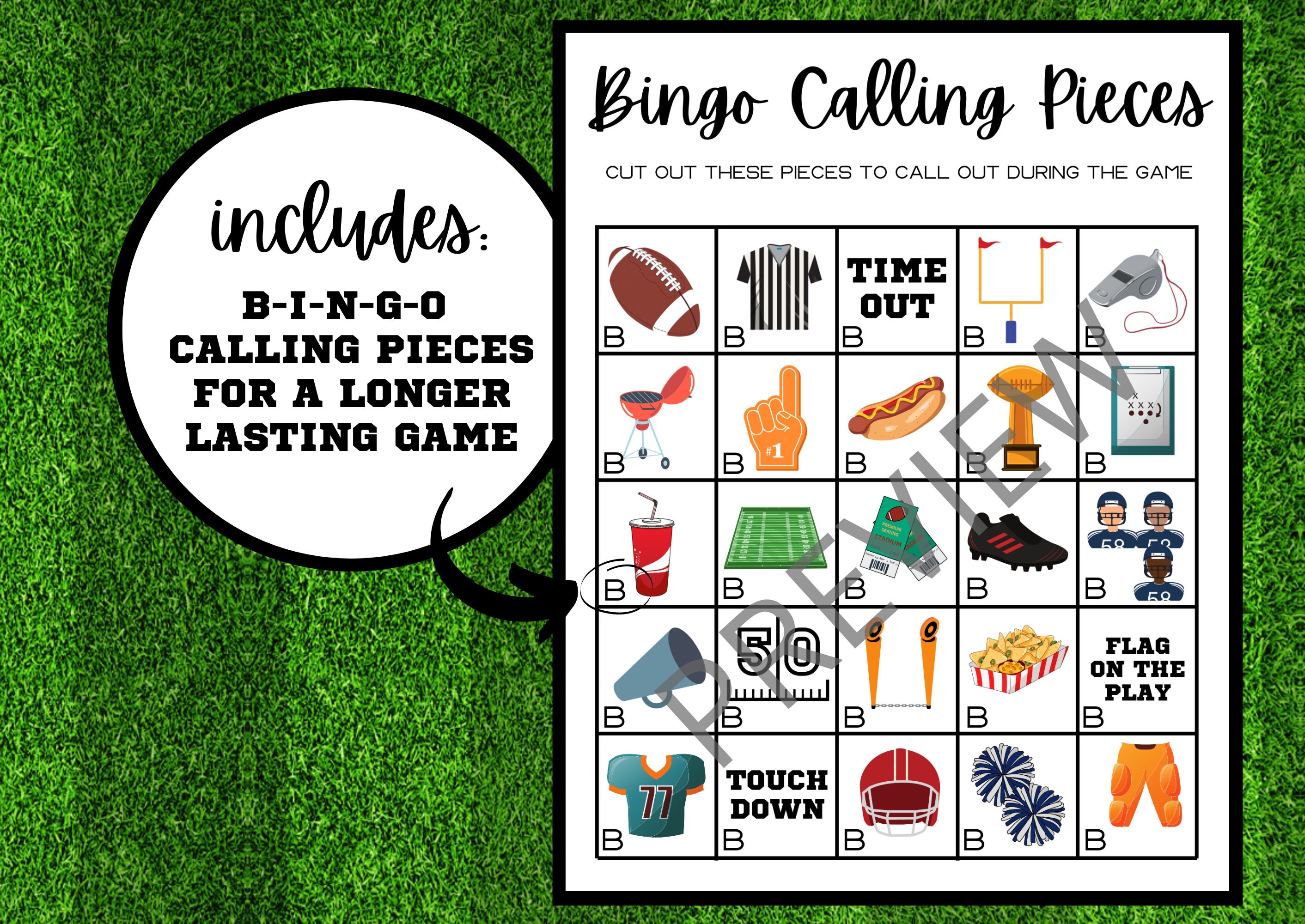 Tonight! Cozy up with us for some football bingo in the taproom at