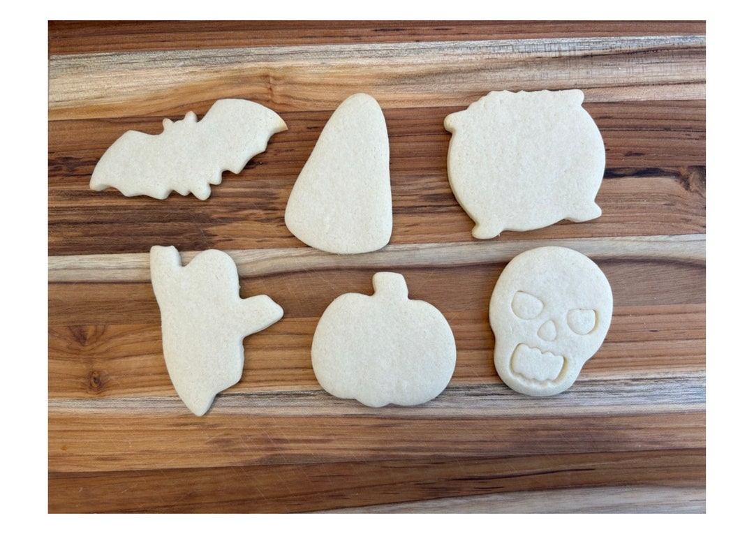 Undecorated Halloween Sugar Cookies Halloween Sugar Cookies Etsy