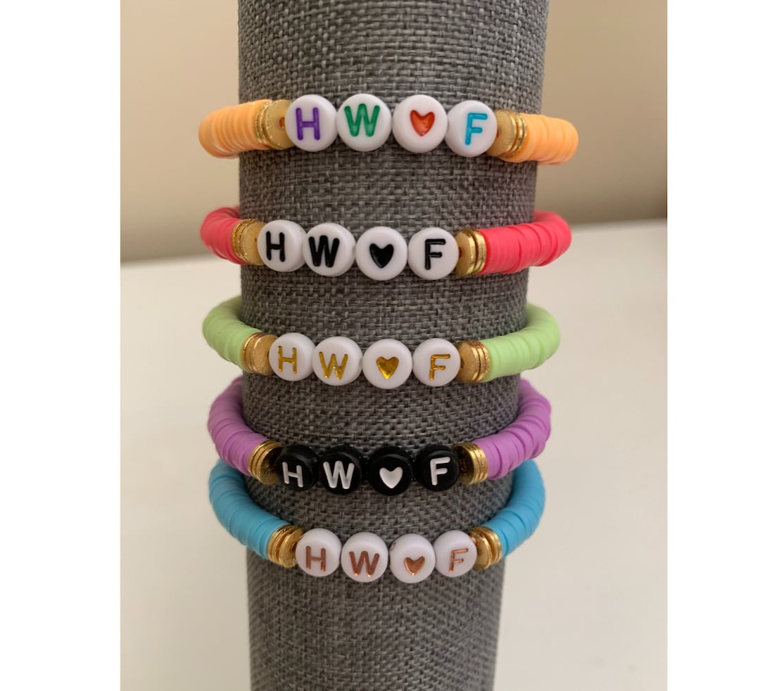 HWLF Bracelet HWLF Heishi Bracelet WWJD Bracelet He Would Love First