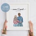 Personalised Couple Print, Couples Gift, Gift for Her, Boyfriend Girlfriend Print, Customised Couple Gift, , Anniversary Gift, Valentine
