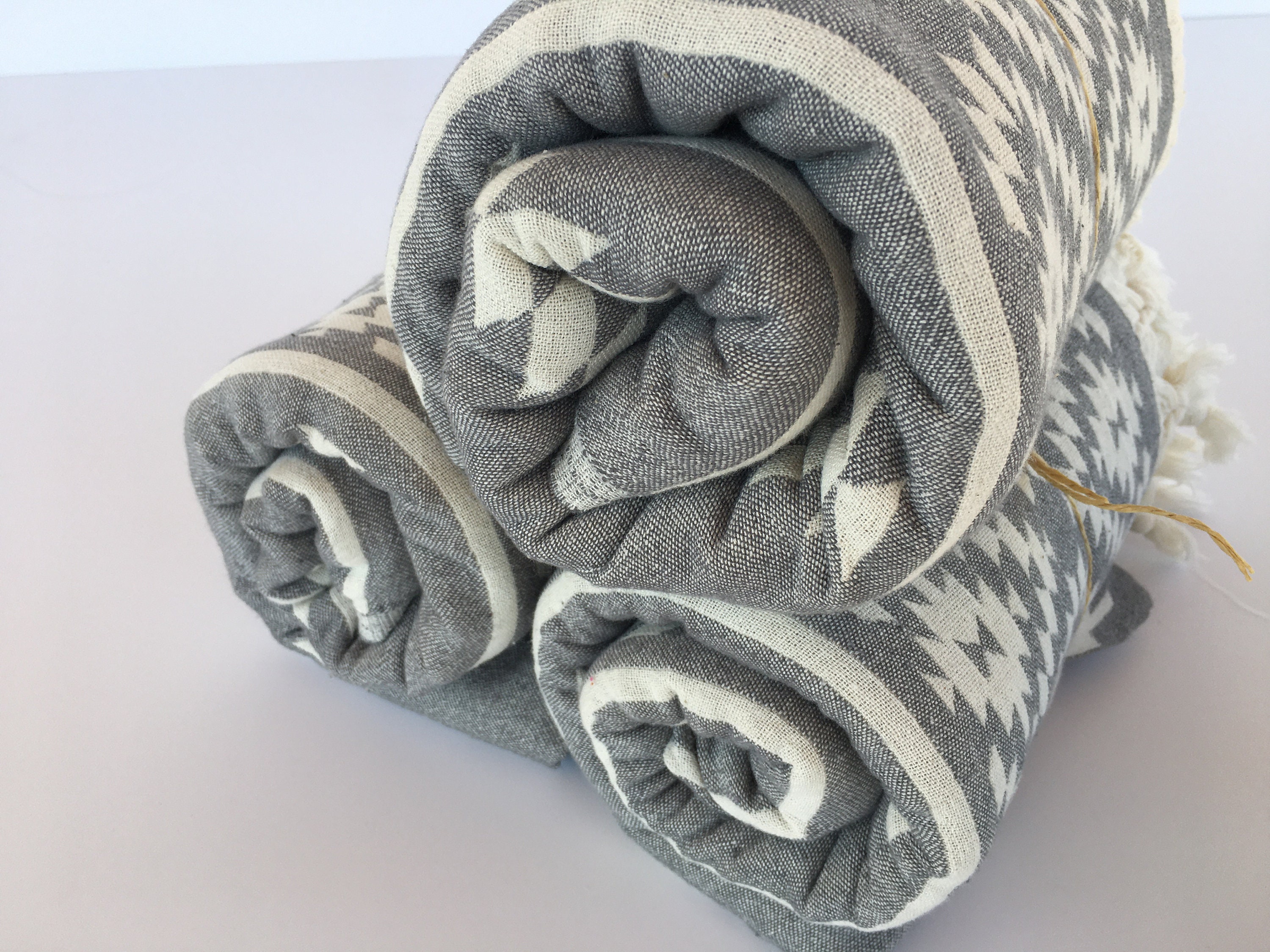 Turkish Blanket Set of 3 51x67 Turkey Aztec Etsy