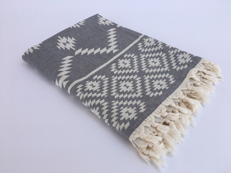 Aztec Blanket 51x67 Navajo Throw Blanket Etsy