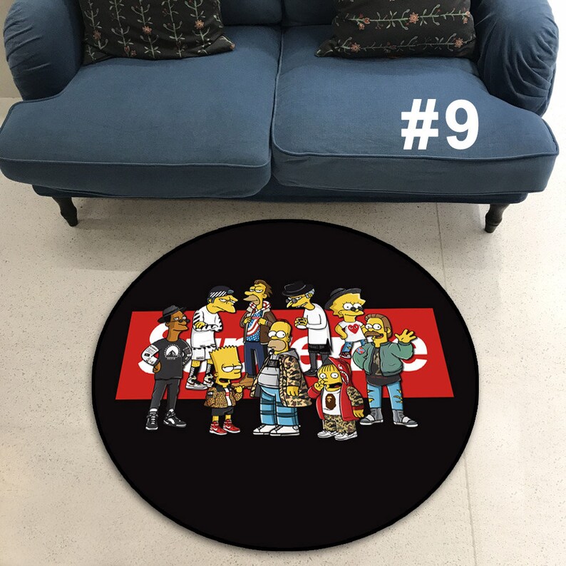 Street Fashion Style Cool Streetwear Plush Floor Rug Carpet Etsy