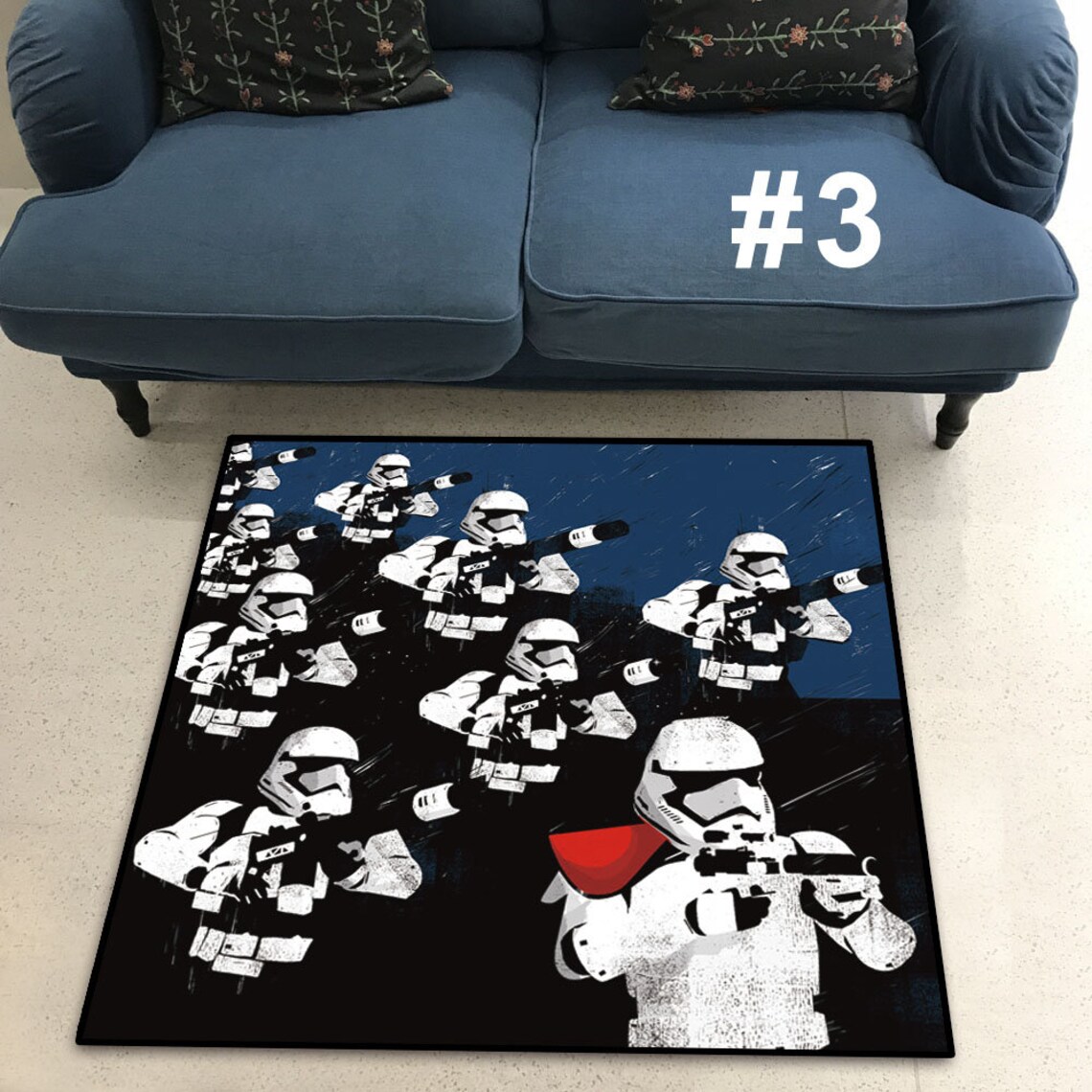 Star Wars 501st Legion Darth Vader Comic Cool Plush Floor Rug | Etsy