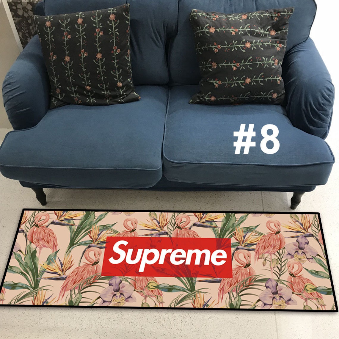 Street Fashion Style Cool Streetwear Plush Floor Rug Carpet Etsy