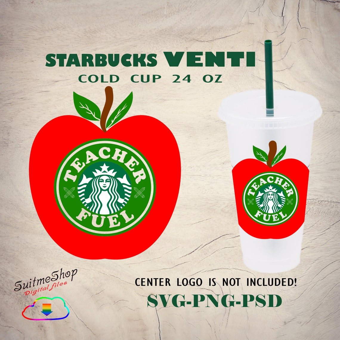 Download Teacher Fuel Starbucks Cold Cup SVG DIY Venti Cup Instant | Etsy