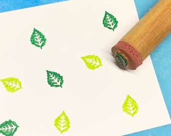 Tiny Leaf Rubber Stamp for Scrapbooking, Journal Entries, Card Making, Bullet Journals and Much More