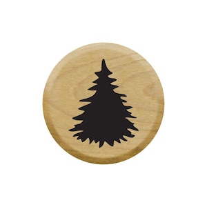 Fir Tree Mini Rubber Stamp for Scrapbooking, Journal Entries, Card Making, Bullet Journals and Much More