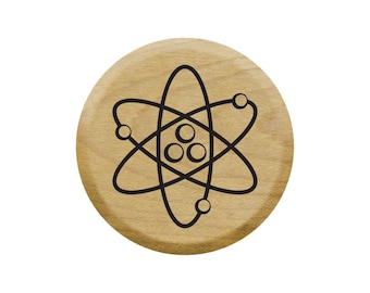 Sello de goma de átomo descomunal para álbumes de recortes, entradas de diario, fabricación de tarjetas, diarios de balas y mucho más