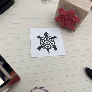 Box Schildkröte Stempel für Scrapbooking, Journal Entries, Kartengestaltung und vieles mehr