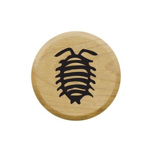 Mini Sow Bug Rubber Stamp for Bullet Journals, Envelopes, Card Making, Calendar Stamp