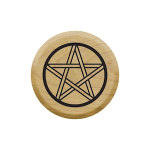 Mini Pentangle Rubber Stamp, Planner Stamp, Bullet Journals, Envelopes, Card Making, Calendar Stamp