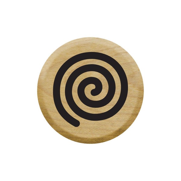 Spiral Rubber Stamp for Scrapbooking, Journal Entries, Card Making, Bullet Journals and Much More