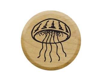Tiny Jellyfish Rubber Stamp