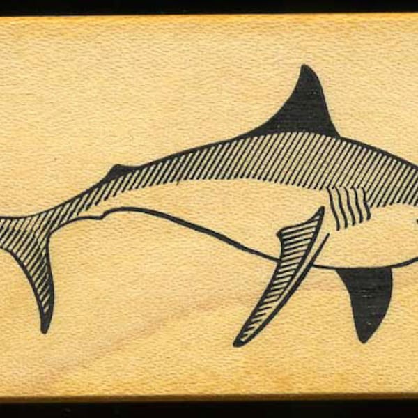 Fish Rubber Stamp Etsy