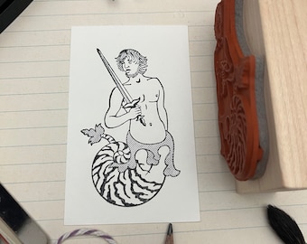 Swordsman Stempel für Journaling, Scrapbooking, Collage, Kartenherstellung und vieles mehr!