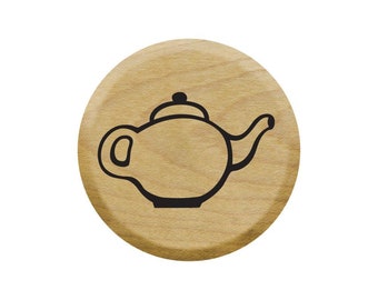 Tiny Tea Pot Rubber Stamp for Scrapbooking, Journal Entries, Card Making, Bullet Journals and Much More