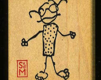 Weird Looking Guy Stempel für Scrapbooking, Journal Entries, Kartenherstellung und vieles mehr