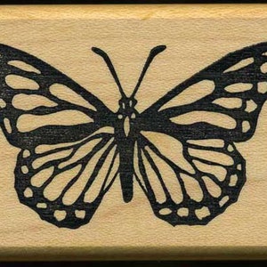 Carimbo de borracha borboleta monarca para todos os tipos de artesanato, como diário, álbum de recortes, colagem, criação de cartões e muito mais!