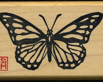 Sello de goma de mariposa monarca para todo tipo de manualidades, como diarios, álbumes de recortes, collages, tarjetas y mucho más.