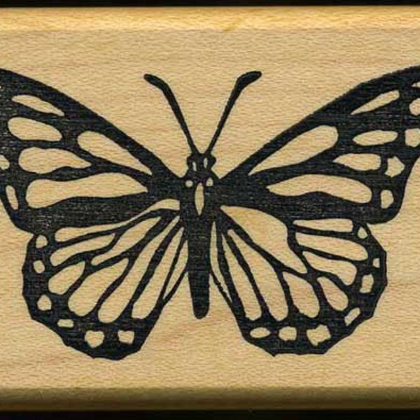 Monarch Butterfly Rubber Stamp for all Sorts of Crafts like Journaling, Scrapbooking, Collage, Card Making and Much More!