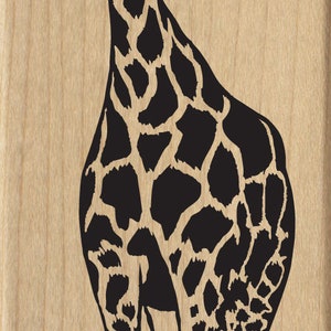 Hoge, naar links gerichte giraffe-stempel voor allerlei soorten handwerk, zoals dagboekschrijven, scrapbooking, collage, kaarten maken en nog veel meer!