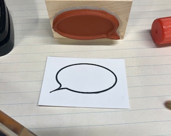 Nach rechts gerichtete Wortblase Stempel für Kunstjournale, Zitate und die Kartenherstellung