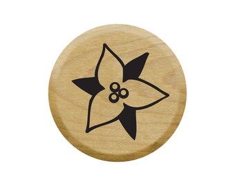 Mini Trillium Stempel, Mini Blumenstempel, Planer Stempel, Bullet Journals, Umschläge, Kartenherstellung, Kalender Stempel