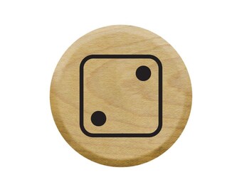 Tiny Two Die Stamp for Scrapbooking, Journal Entries, Card Making, Bullet Journals and Much More