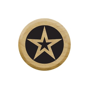 Tiny Circus Star Rubber Stamp Mini Star Journal Stempel voor ambachten en tijdschriften